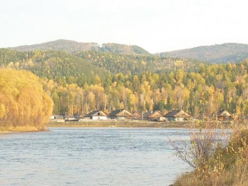 деревушка в тайге