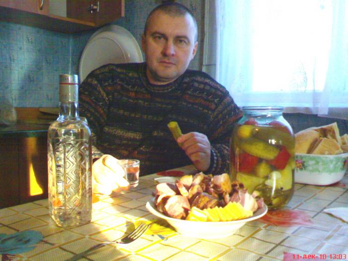 после охоты,с мороза..