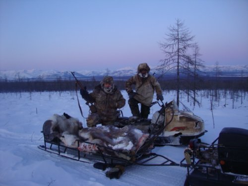 Охота на берлоге (Алданские эвенки. 2006 год)