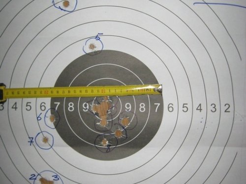 Пристрелка коллиматора Aimpoint с гладкого.