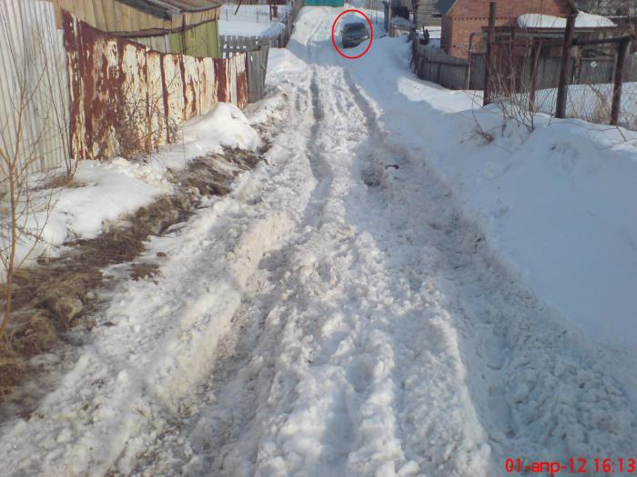 Дорога на дачу