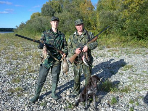 с сыном и роем