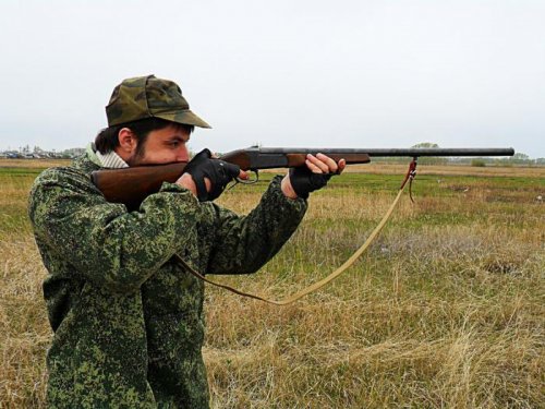 С любимым ружьем !