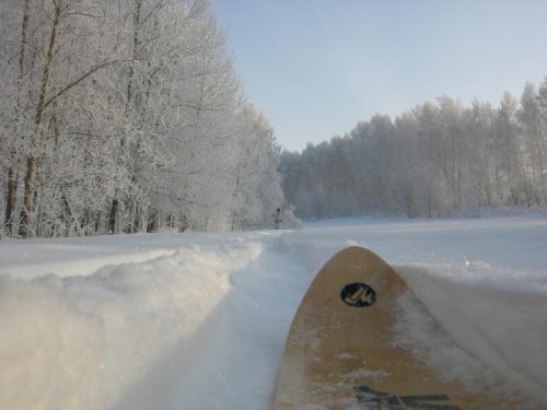 с лыжи)