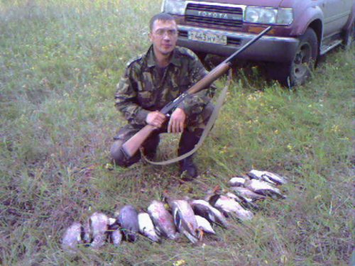село Ильинка-2006 год,первая охота на утей!
