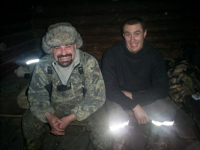 В избушке