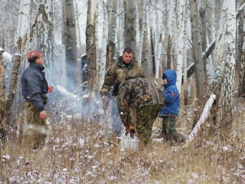 В праздник у костра.