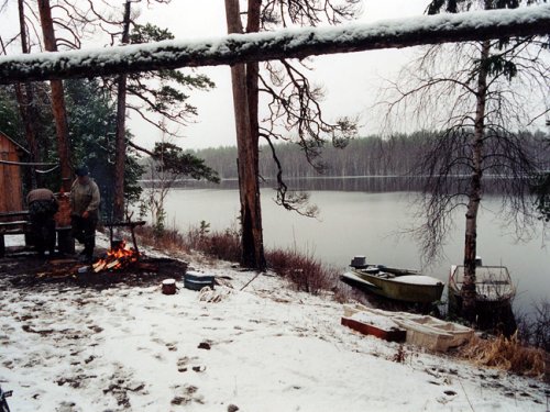 На таежном озере