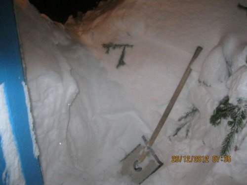 Вот так пробиваюсь на работу утром  26.12.2012г