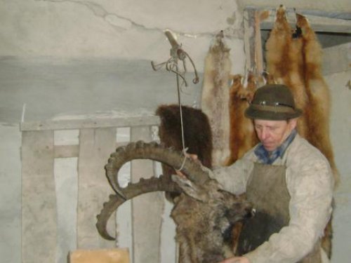 Работа с головой Козерога....