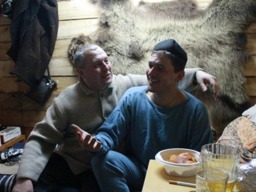Зима, изба, рассказы об охоте