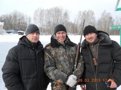 После первой стрельбы с подхода.
