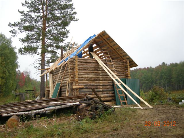 стройка избы