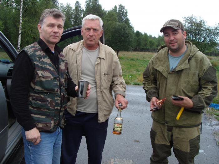 По пути к месту охоты