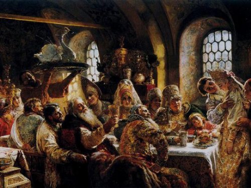 Боярский Свадебный Пир В Xvii Веке. 1883г. Маковский К.Е.