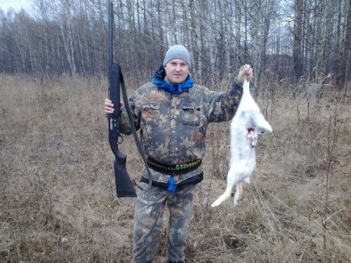 В первой в Болотном районе на беляка.