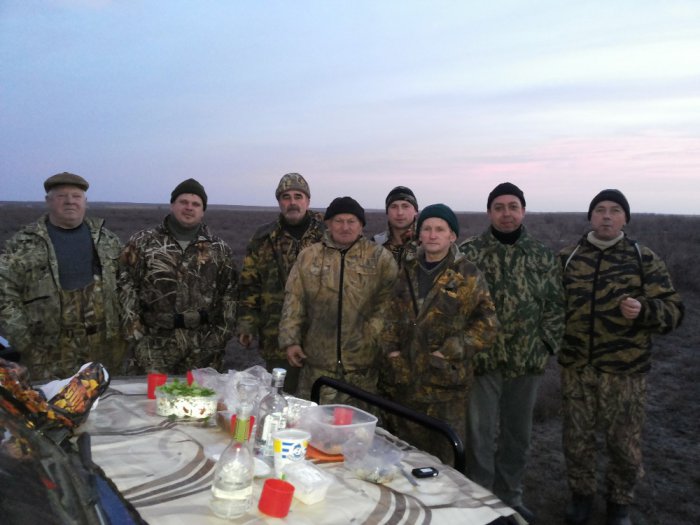 Утро перед охотой.