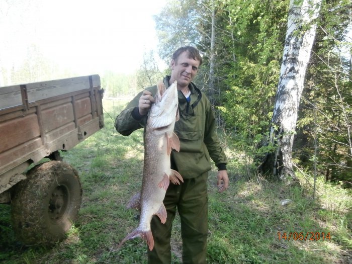 на рыбалке