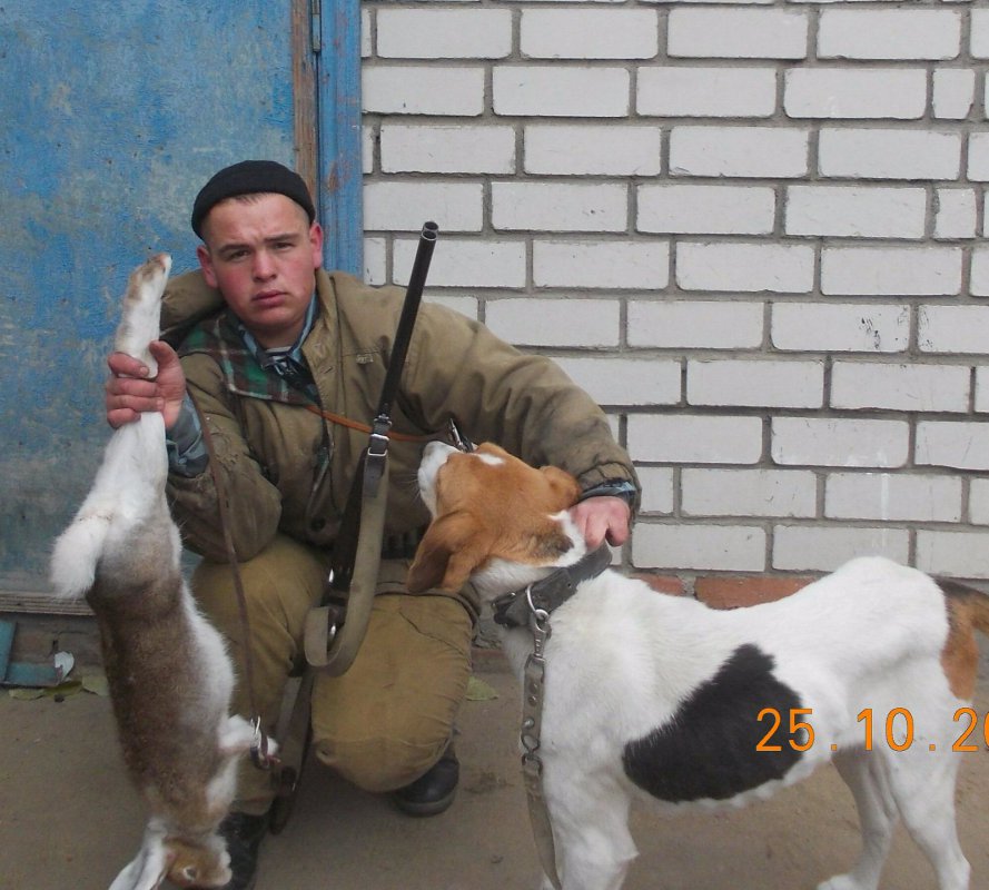 2013 год с даной после удачного выхода в поле