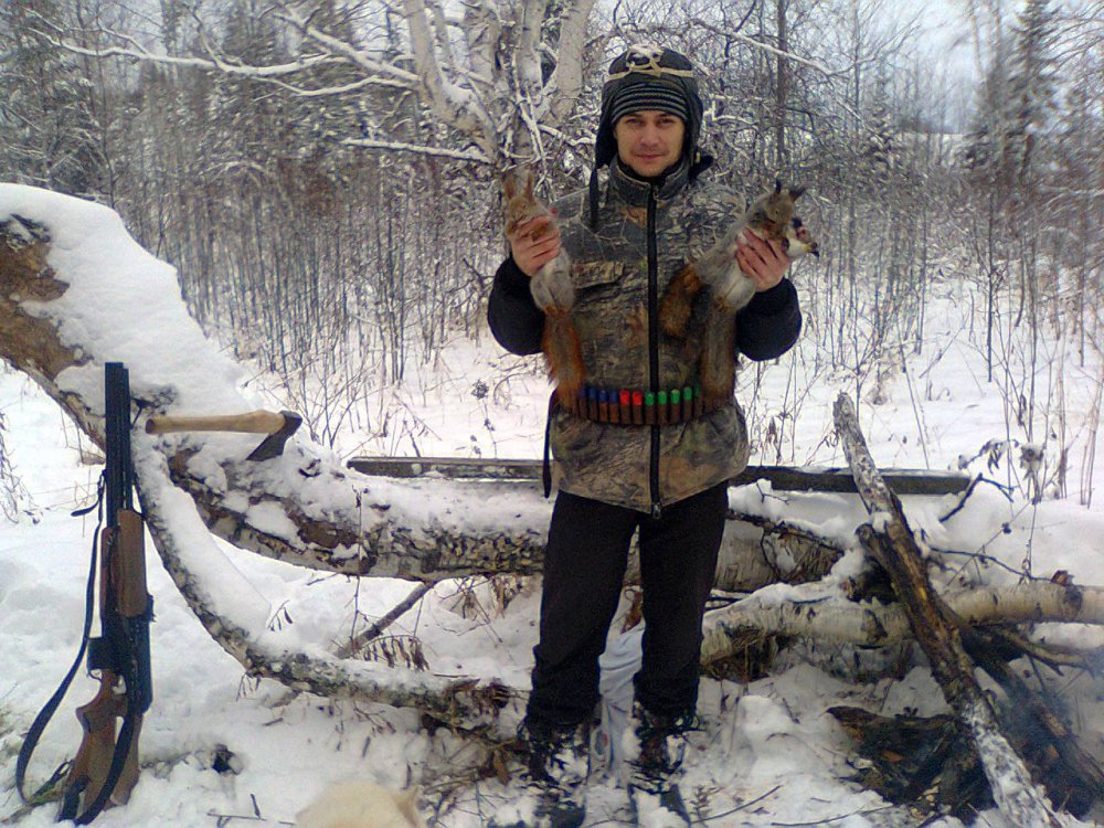 Собачек прогулял , зятя на воздух захватил с собой !