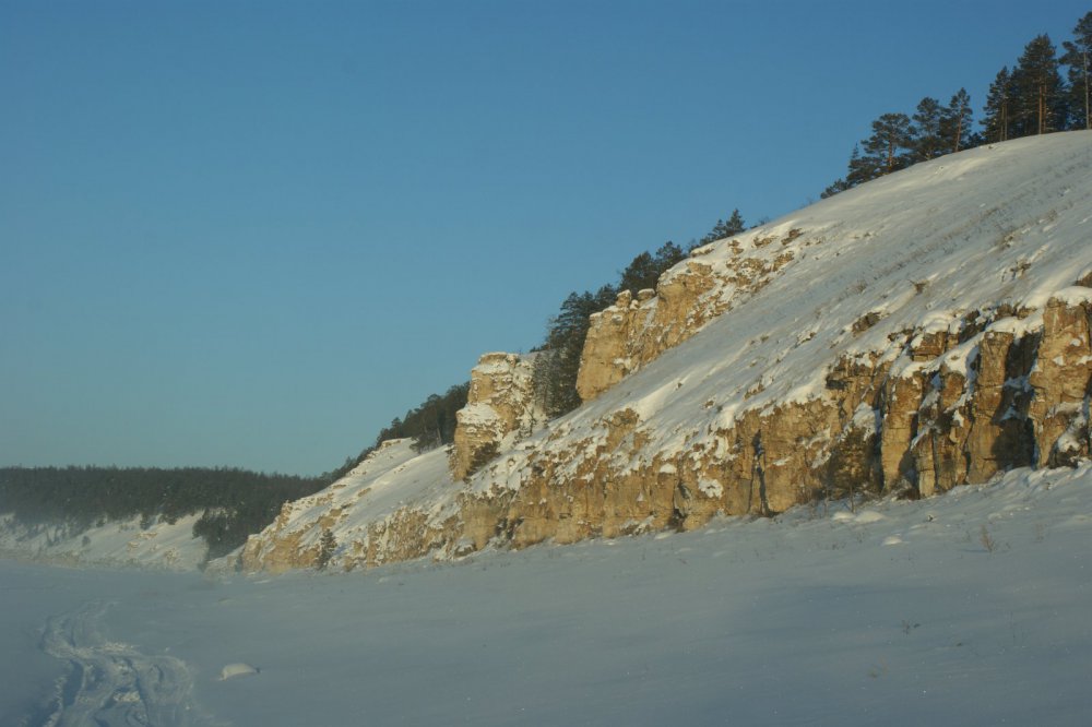 На реке Амга