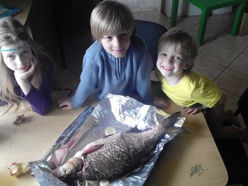 сегодня на обед рыба. :-))