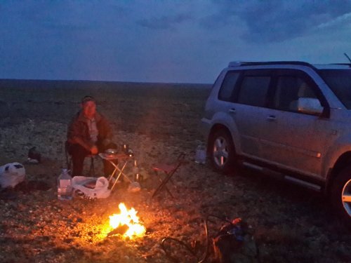 Ночевка в степи.