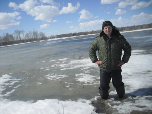 Сегодня был на поле,где охочусь. Воды будет море и охота классная!