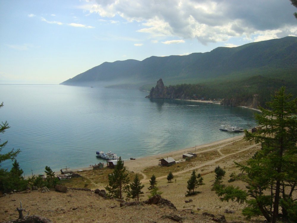 Красота сибири - озеро Байкал.