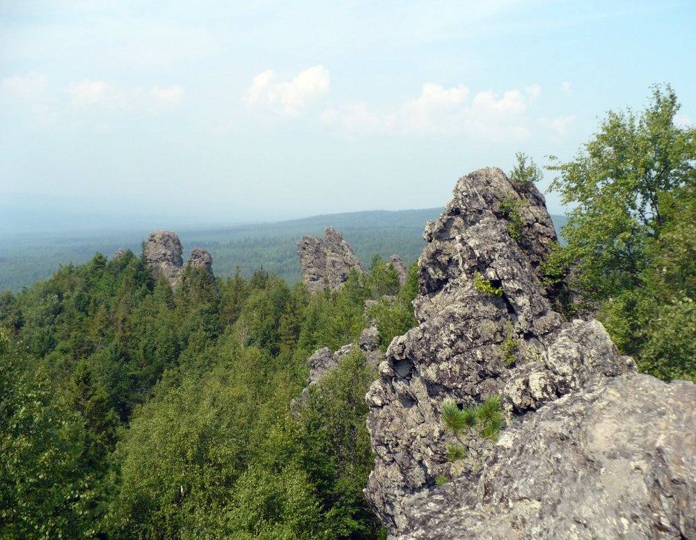 Над горами.