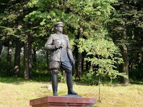 Памятник маршалу Василевскому.