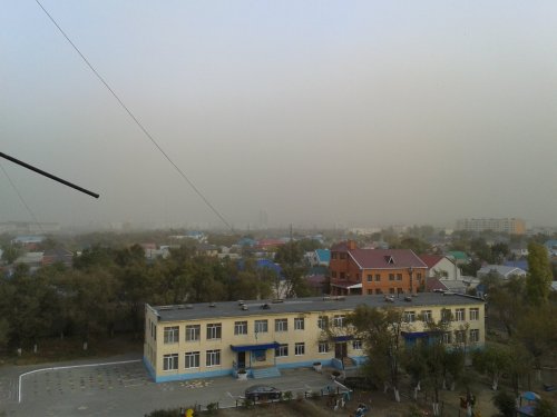 Песчаная буря 15-20 м/с