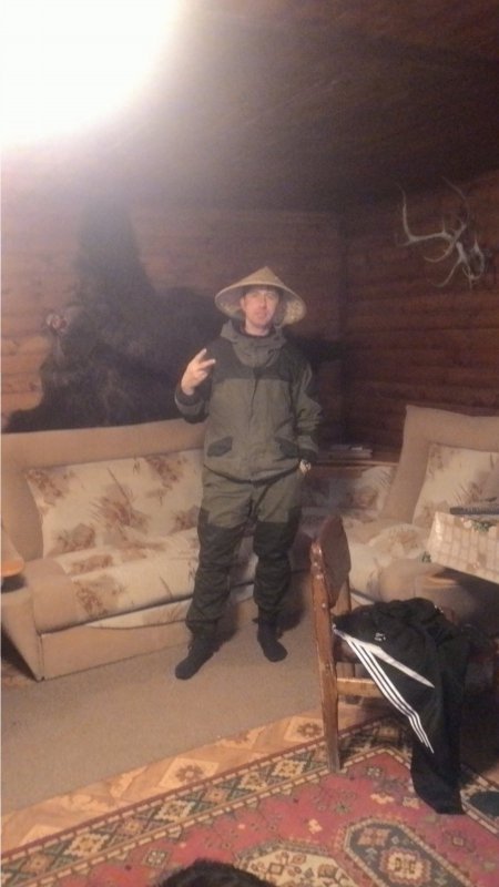 В избушке