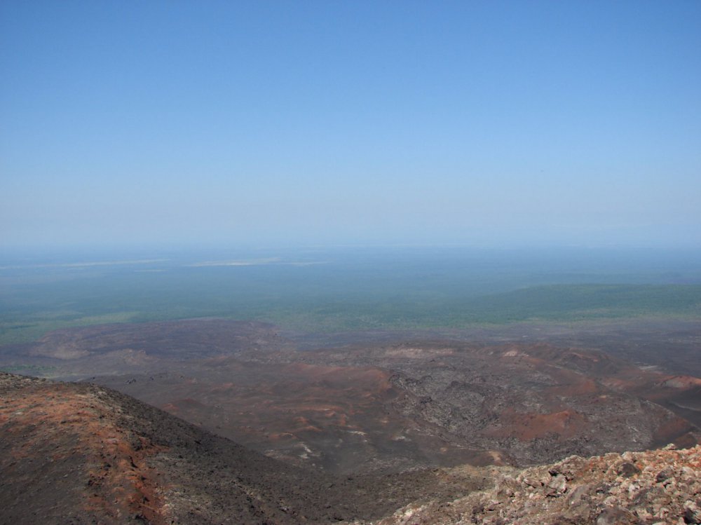 Панорама долины реки Камчатка