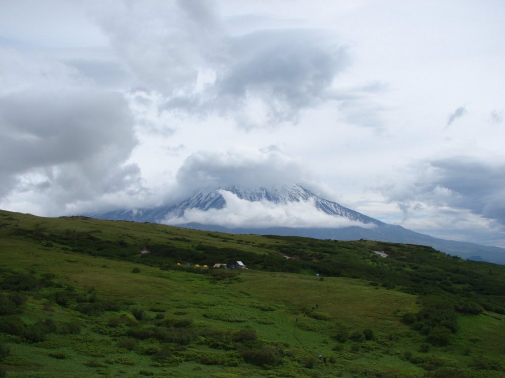вулкан Острый Толбачик Камчатка июнь 2016