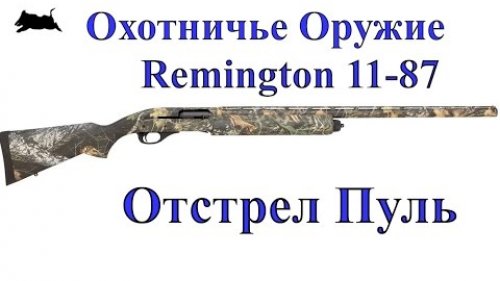 Охотничье оружие Remington 11-87 Отстрел Пуль