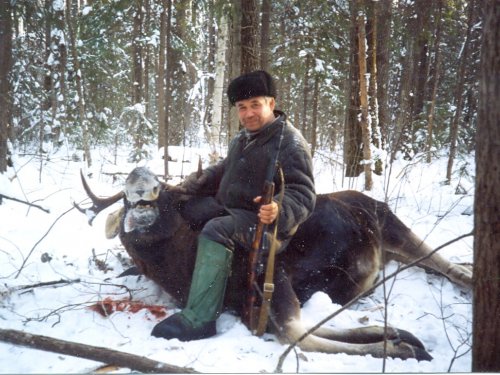 Еще одна из коллективных охот в Кировской области.