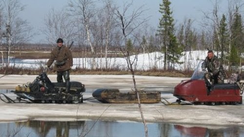 Охота на водоплавающую птицу в Булунском Улусье.