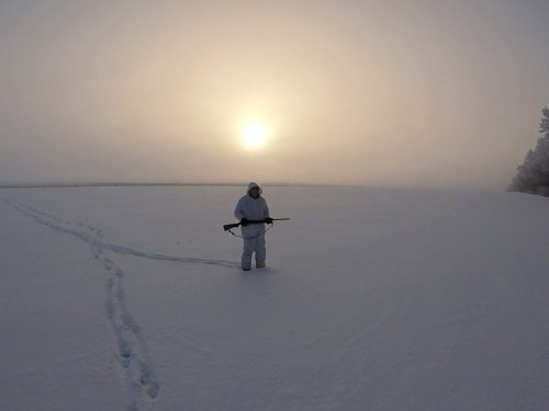 Охота в морозные выходные