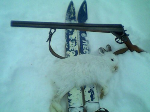 После бурана.