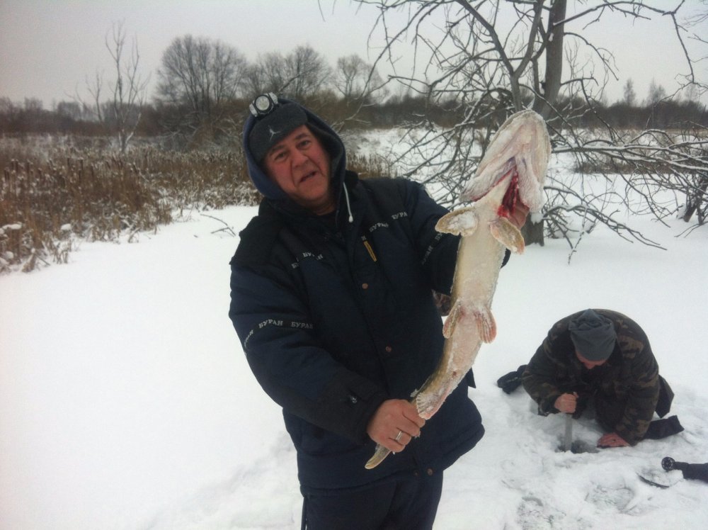 Роберт с уловом