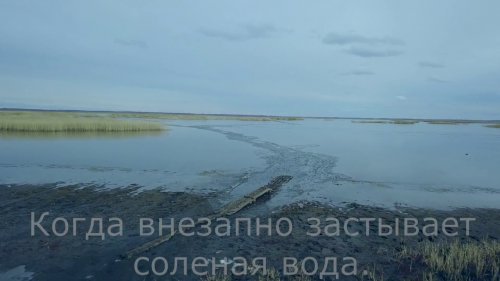 Когда внезапно застывает соленая вода.