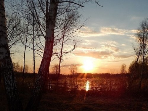 Таяние снегов.