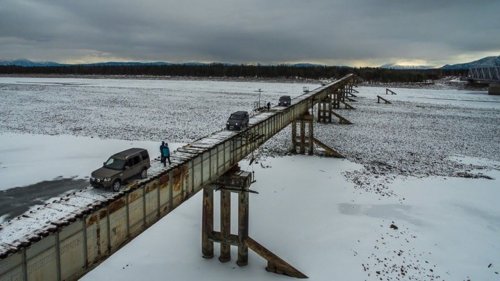 Самый опасный мост в россии - 500 метров ада!!!
