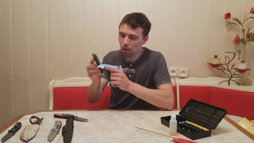 Обзор точилки для ножа. Точим "УБИТЫЙ" нож точилкой с Китая.
