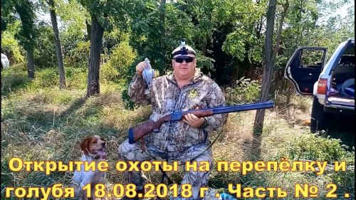Открытие охоты на перепёлку и голубя 19 08 2018 г  Часть № 2