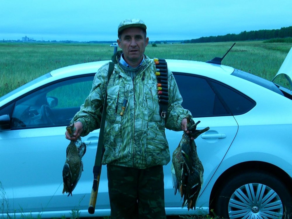 С полем.