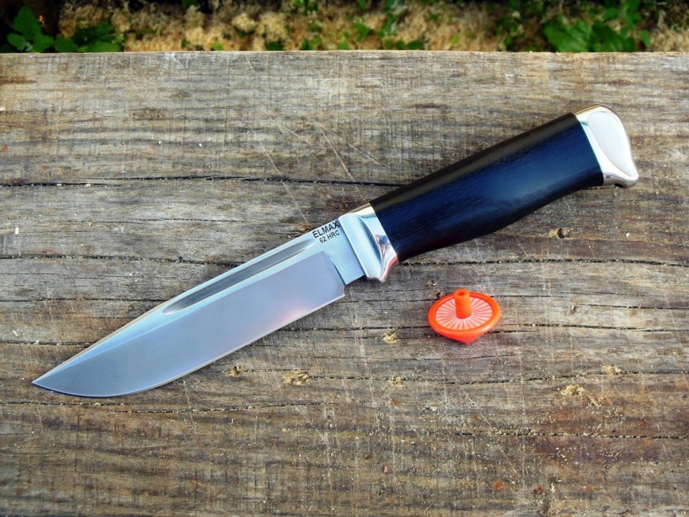 Брутальный нож волк, сталь элмакс (elmax)