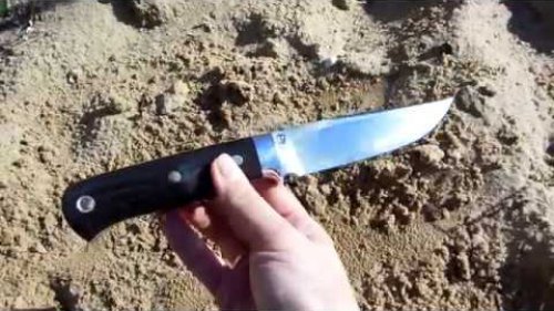 Цельнометаллический нож Классик сталь К110