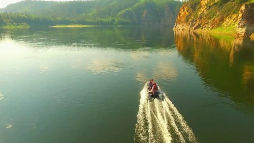 Иркутская область.Ленские Щеки.Mercury 15. Gladiator d370al. DJI Phantom3. Июль18. Киренский район.